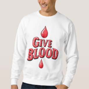 Sudadera Día Mundial del Donante de Sangre - Dar a conocer