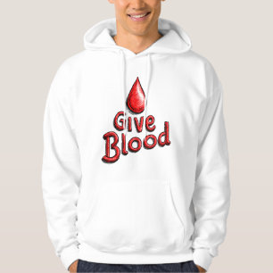 Sudadera Día Mundial del Donante de Sangre - Dar texto de s