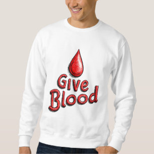 Sudadera Día Mundial del Donante de Sangre - Dar texto de s