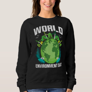 Sudadera Día Mundial del Medio Ambiente Equipo terrestre Ti