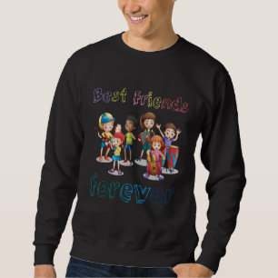 Sudadera Día Nacional de Amistad Mejor Amigos para siempre