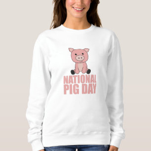 Sudadera Día Nacional Del Cerdo Cerdo Cerdo Para El Día Del