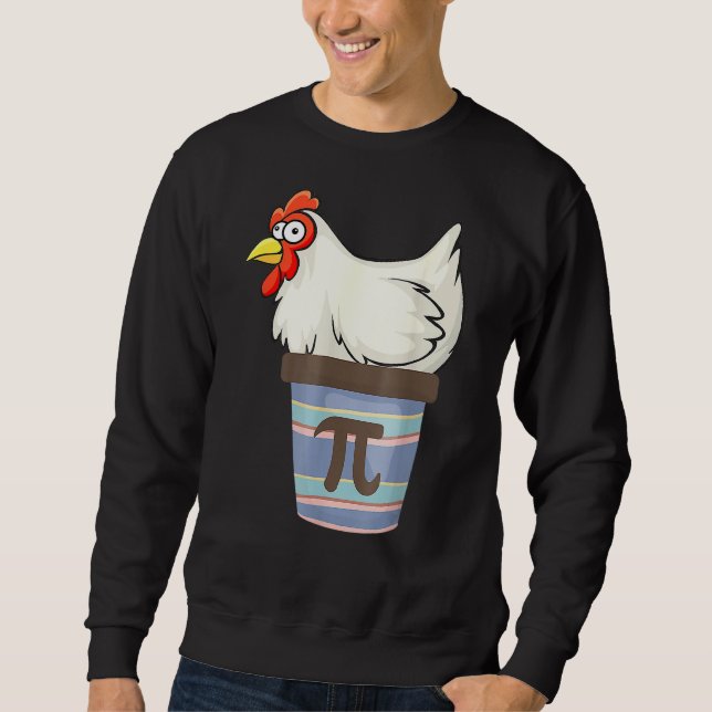Sudadera Día Pi 2022 Math Mathematics Chicken Pot Pie Outf (Anverso)