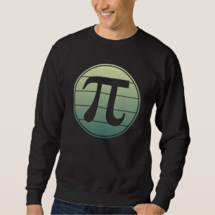 Sudadera Día Pi del símbolo Pi del degradado   Feliz Día Pi