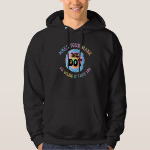 Sudadera Día Retro Haz Tu Marca de Punto Ver A Dónde Te Lle