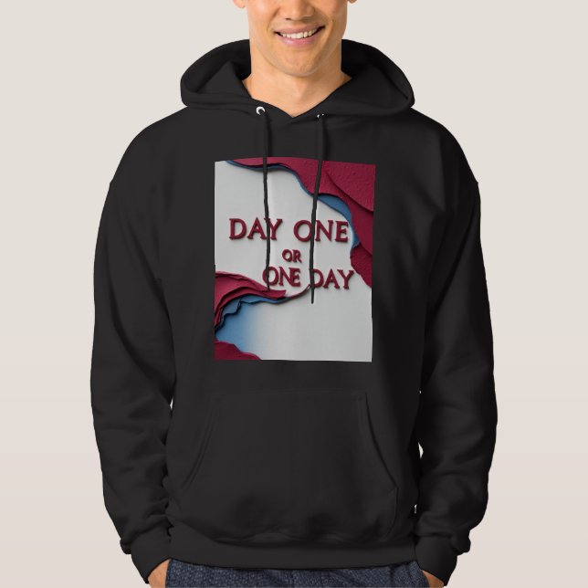 Sudadera Día Uno o Un Día (Anverso)