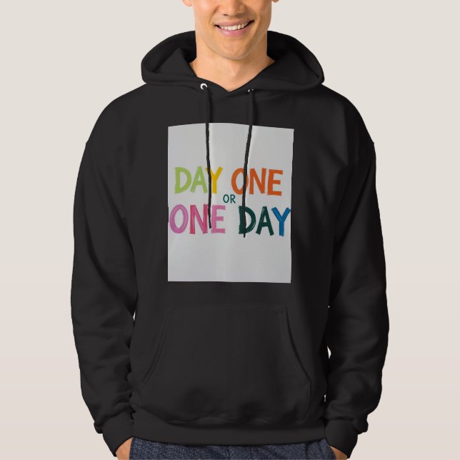 Sudadera Día Uno o Uno (Anverso)