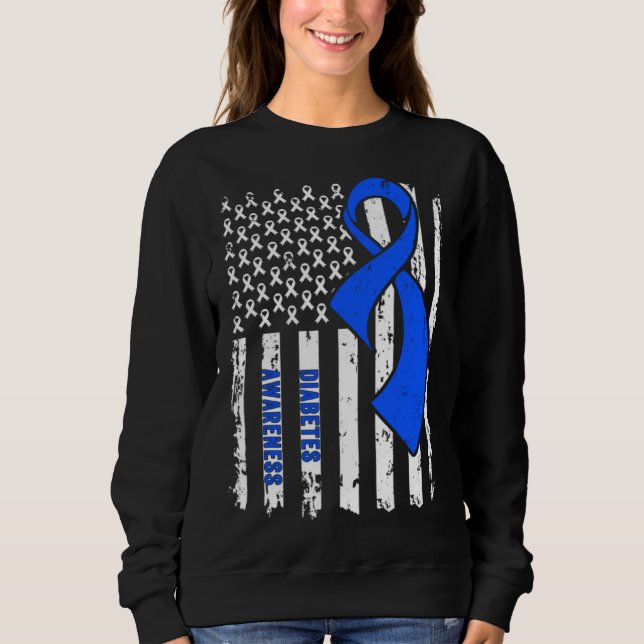 Sudadera Diabetes Awareness  In November We Wear Blue (Anverso)