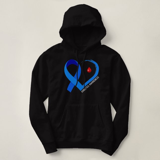 Sudadera Diabetes Awareness Warrior Gift (Diseño del anverso)