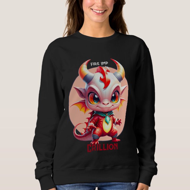 Sudadera Diablillo de Fuego: Crillion (Anverso)