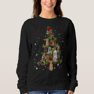 Sudadera Diablos de Navidad de caniche estándar lindo navid