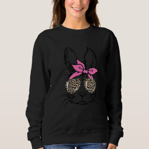 Sudadera Diablos finos con cara de rosa Bandana Leopard Gla