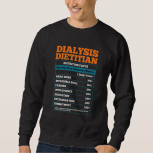 Sudadera Diálisis Dietista Nutrición Médica Dietética