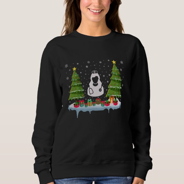 Sudadera Diálisis Enfermeras de Navidad Hombres Iluminación (Anverso)