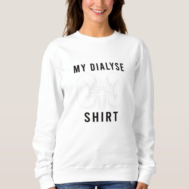 Sudadera Diálisis para diálisis Paciente Técnico de diálisi (Anverso)