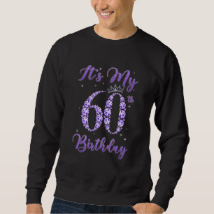 Sudadera Diamante es mi cumpleaños número 60, 60 años, hech