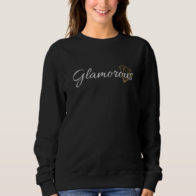 Sudadera Diamante glamoroso (Anverso)