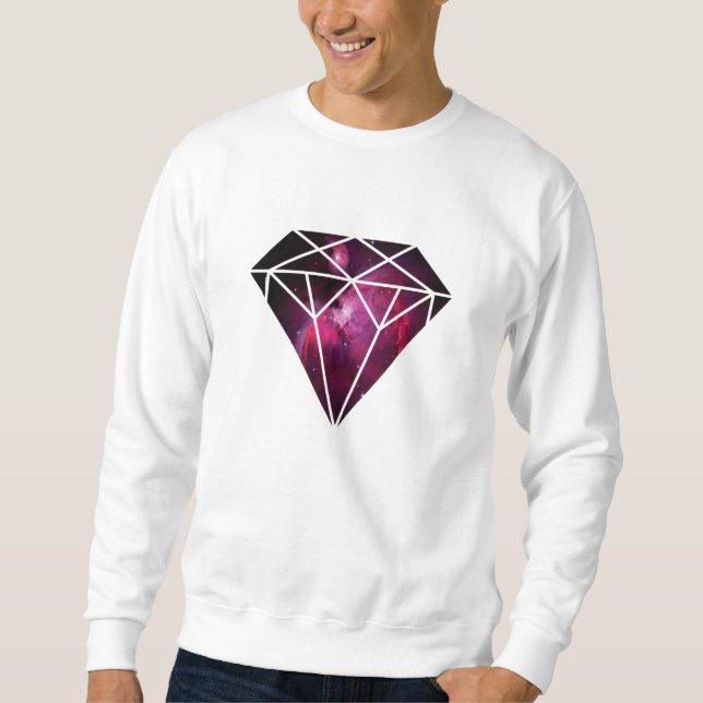 Sudadera Diamante rosado de la galaxia (Anverso)