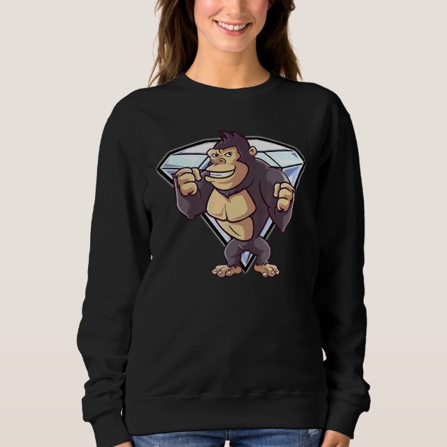 Sudadera Diamond Hands Ape (Anverso)