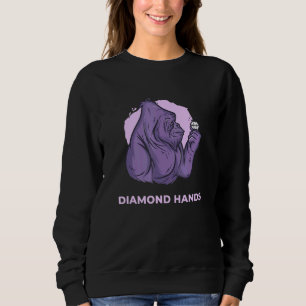 Sudadera Diamond Hands Millionaire Feg Token Hodl Gorilla H