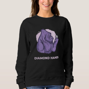 Sudadera Diamond Hands Millionaire Feg Token Hodl Gorilla H