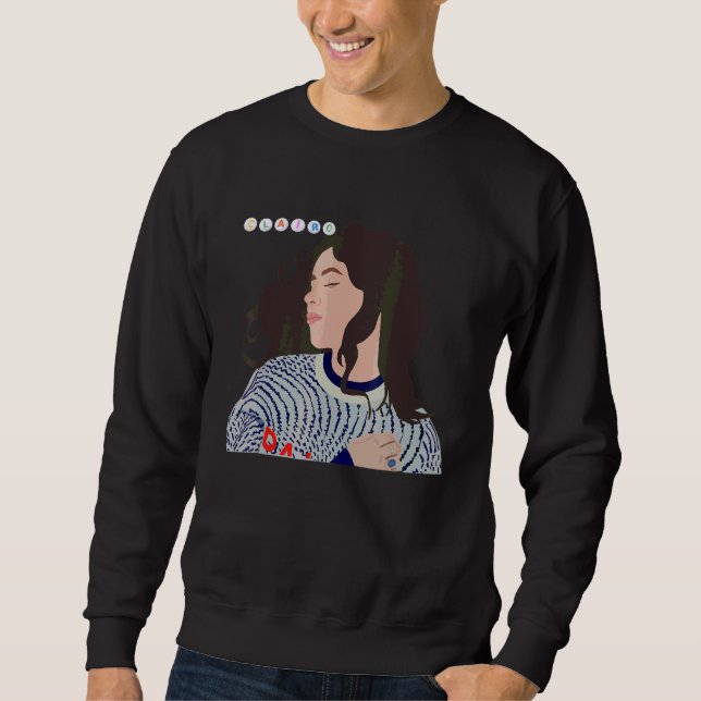 Sudadera Diario de ilustraciones de cantantes de dormitorio (Anverso)