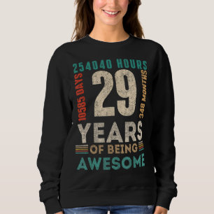Sudadera Días de 29 horas de cumpleaños