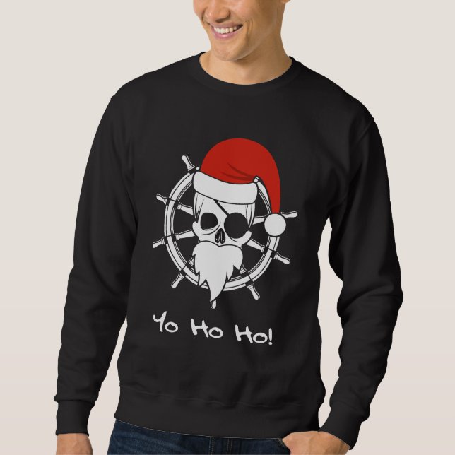 Sudadera Días de fiesta YoHoHo del navidad de Santa del (Anverso)