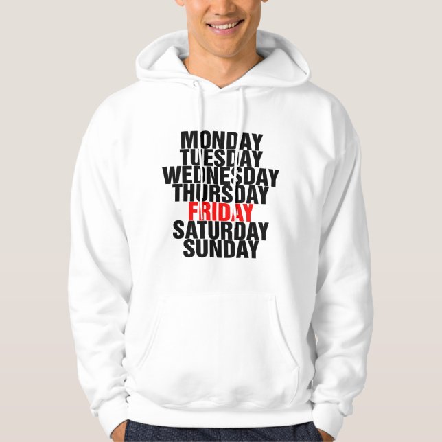 Sudadera Días de la semana (Anverso)