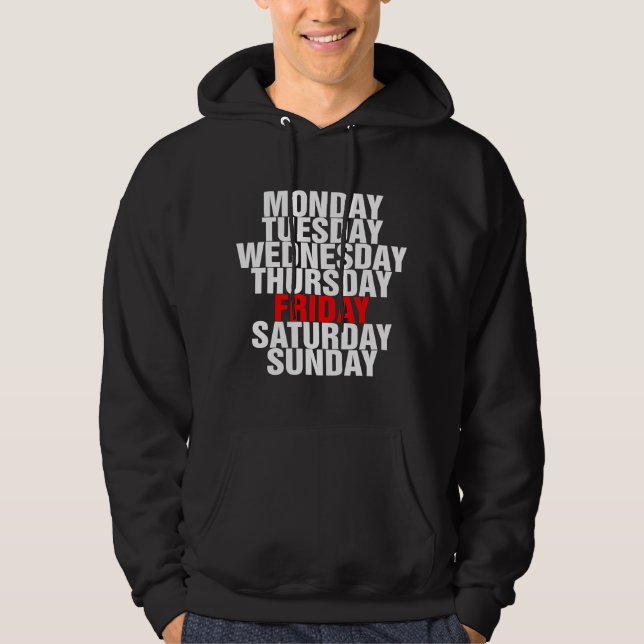 Sudadera Días de la semana (Anverso)