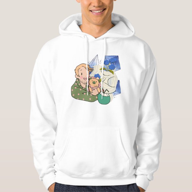 Sudadera Días dulces de coco y cachorros abrazados (Anverso)