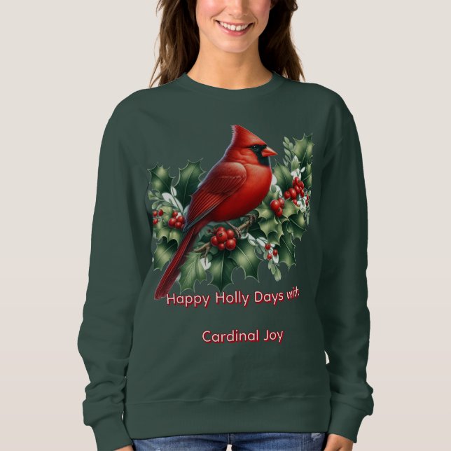Sudadera Días Felices de Holly Cardinal Alegría  (Anverso)