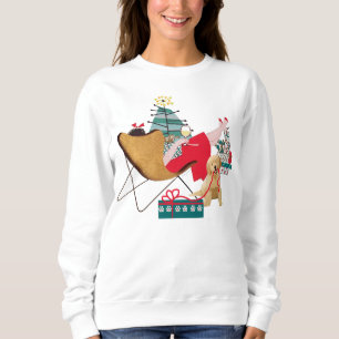 Sudadera DÍAS FESTIVOS RETRO DORADOS - Retriever Dorado