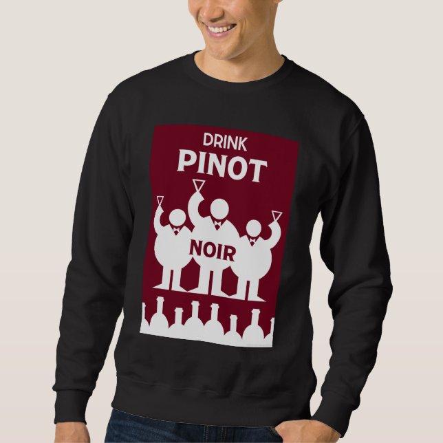 Sudadera Días internacionales del vino Pinot Noir T-Shirt (Anverso)