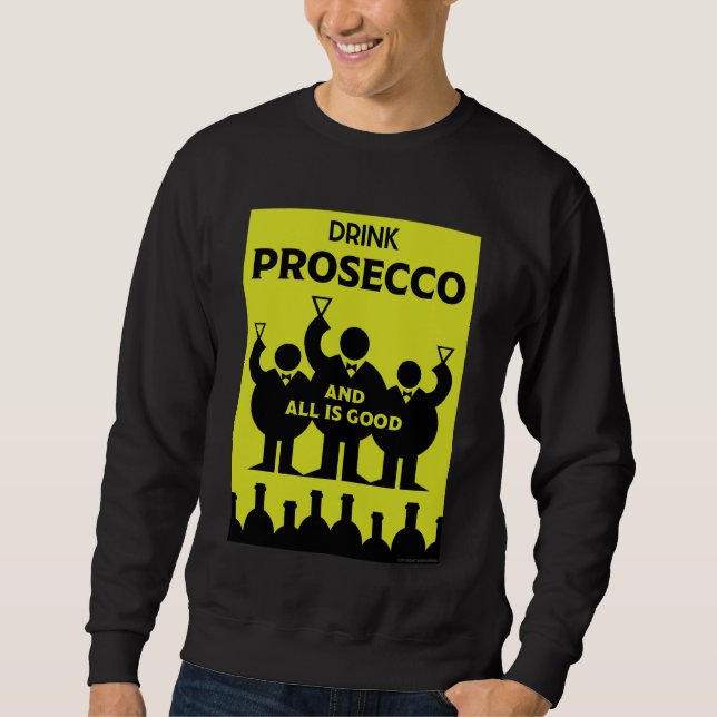 Sudadera Días internacionales del vino Prosecco T-Shirt (Anverso)