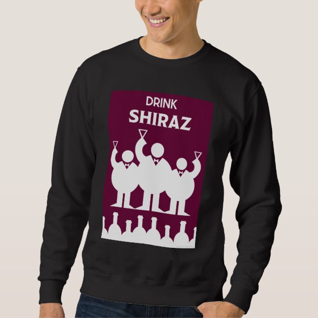 Sudadera Días internacionales del vino Shiraz (Anverso)