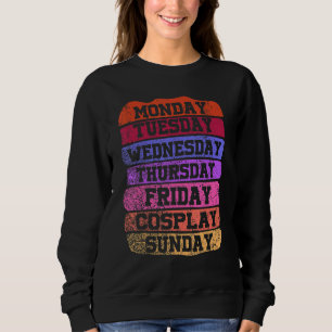Sudadera Días laborables Lunes Miércoles Viernes Sábado Cos
