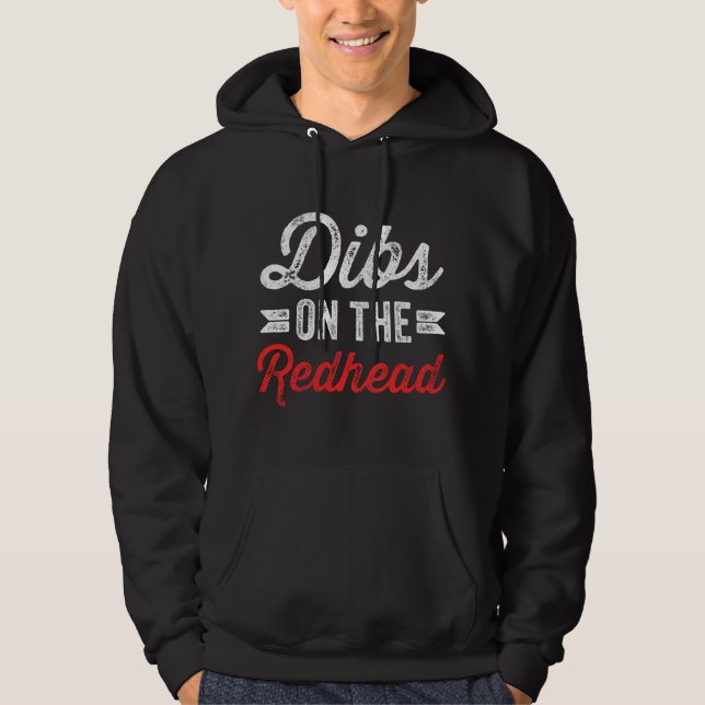 Sudadera Dibs En La Pelirroja Ginger Bebiendo St Patricks D (Anverso)