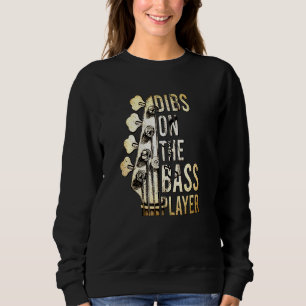 Sudadera Dibs On The Bass Player Guitar Musician 1