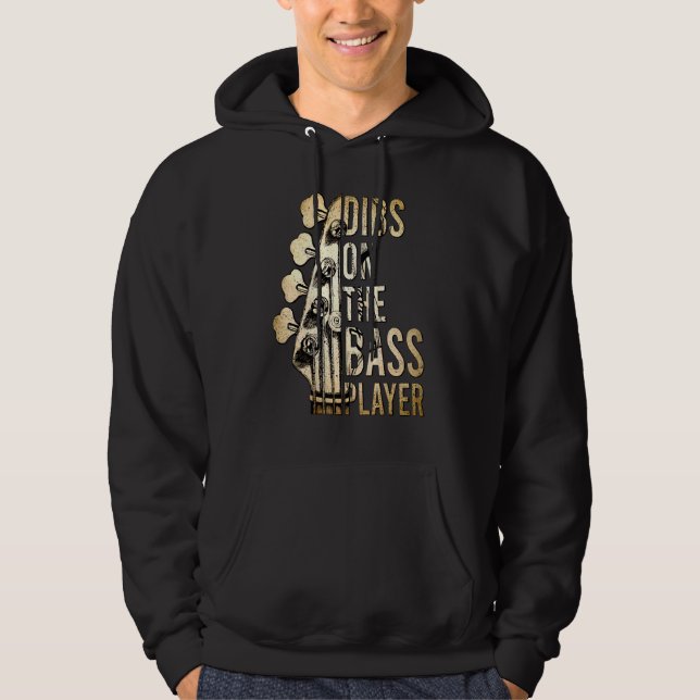 Sudadera Dibs On The Bass Player Guitar Musician 2 (Anverso)