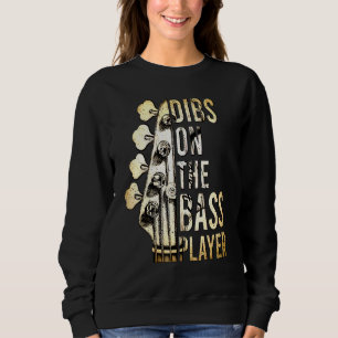 Sudadera Dibs On The Bass Player Guitar Musician 2