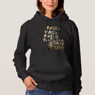 Sudadera Dibs On The Bass Player Guitar Musician 2