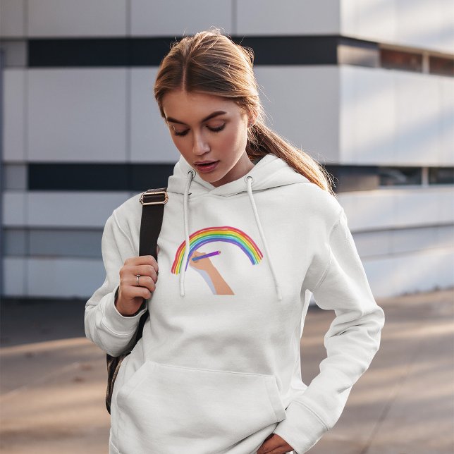 Sudadera Dibujando un arco iris (Subido por el creador)