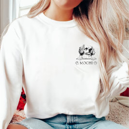 Sudadera Dibujo a mano personalizado de perro tibetano espa