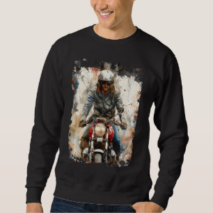 Sudadera Dibujo acuarela MotoBikers