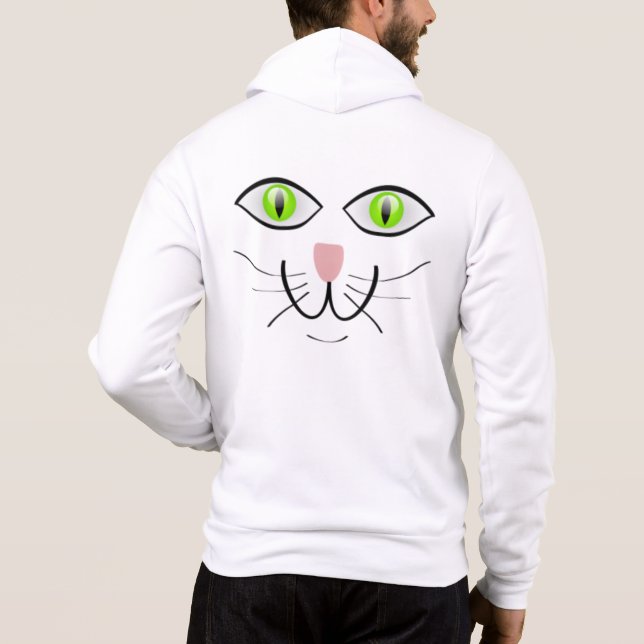 Sudadera Dibujo Animado Cara Divertida Gato-29034 (Reverso)