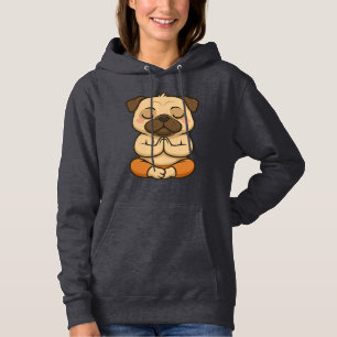 Sudadera Dibujo animado de relajación meditación yoga de pu