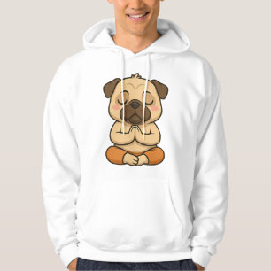Sudadera Dibujo animado de relajación meditación yoga de pu
