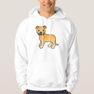 Sudadera Dibujo animado de Staffordshire Bull Terrier cerva