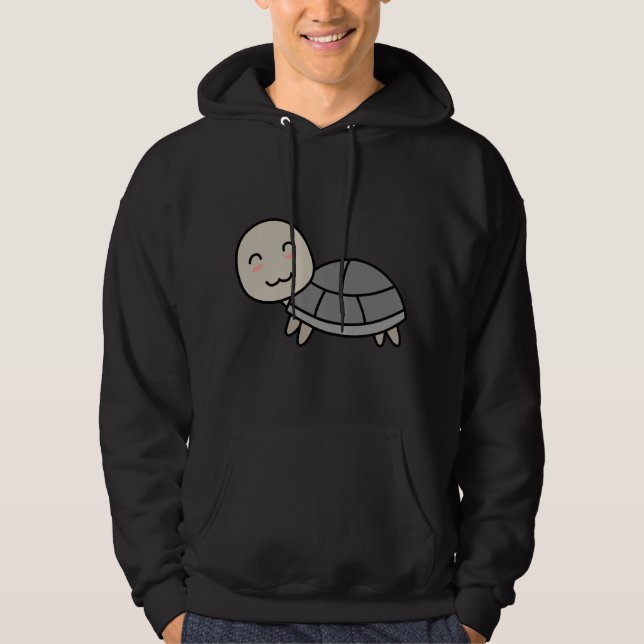 Sudadera Dibujo animado de tortuga animal (Anverso)